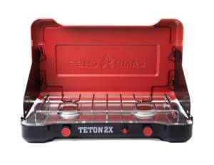 Camp Chef Mountain Series Teton 2X Two-Burner 20,000 BTU Propane Gas Cooking System • MSTX
