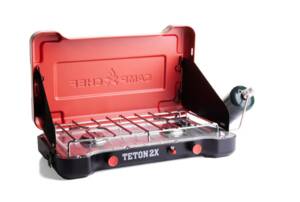Camp Chef Mountain Series Teton 2X Two-Burner 20,000 BTU Propane Gas Cooking System • MSTX