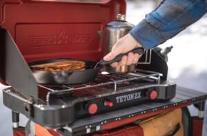 Camp Chef Mountain Series Teton 2X Two-Burner 20,000 BTU Propane Gas Cooking System • MSTX
