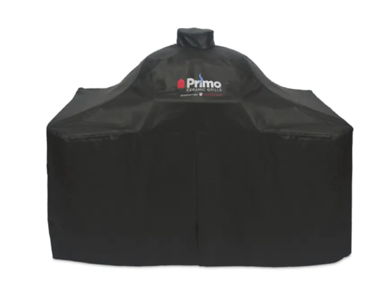 Primo Cover for Primo Large or X-Large Oval Ceramic Charcoal Grill Head in Cart w/ Island Top  • PG00417