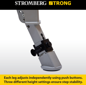 Stromberg Carlson Adjustable Leg Die Cast Aluminum Platform Step  • PA-275