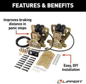 Lippert Center Point Air-Ride RV Suspension System - Tandem Axle Configuration • 1565391