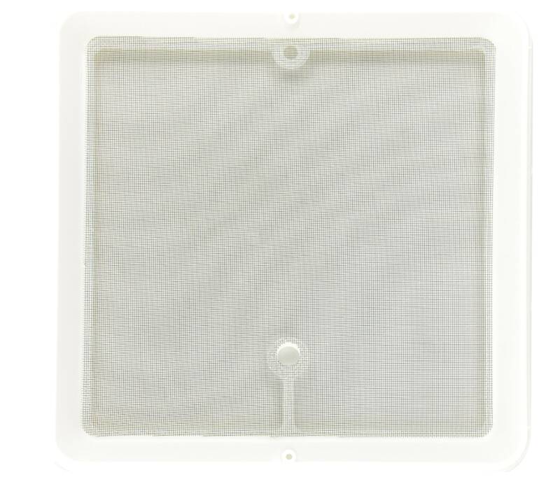 Heng's White Radius Corner Screen for Jensen Roof Vent • JRP1124R