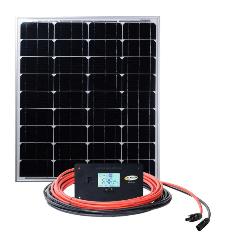 Go Power 80 Watt Solar Kit with Wire and 10 Amp Controller  • 83298