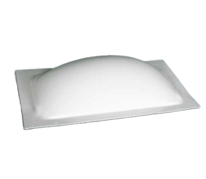 Specialty Recreation White Rectangular Outer Skylight for 18