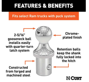 Curt OEM Puck System 2-5/16