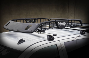 Go Rhino SR20 Tubular Steel Roof Rack With 2x Light Mount Openings - 48