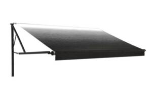 Dometic 14'W x 8'Ext. Vinyl Fade Onyx Patio Replacement RV Awning Fabric with Polar White Weathershield • B3314989NR.414
