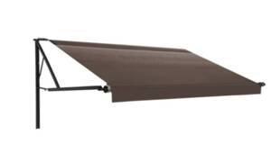 Dometic 14'W x 8'Ext. Vinyl Fade Sandstone Patio Replacement RV Awning Fabric with Polar White Weathershield • B3314989NS.414