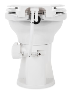 Camco Premium Ceramic RV Toilet with Ergonomic Design, White  • 41710