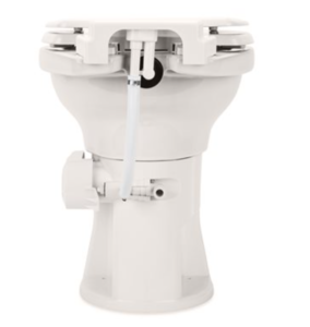 Camco Premium Ceramic RV Toilet with Ergonomic Design, Bone  • 41715