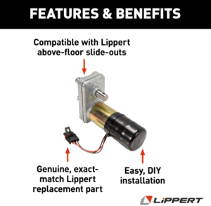 Lippert Klauber N-500 Above-Floor RV Slide-Out Motor  • 130057