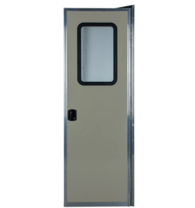 Lippert Right Hinge RV Square Entry Door with Screen Door - 26