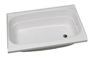 Specialty Recreation ABS Bath Tub, 24” x 36”, White with Right Drain • BT2436WR