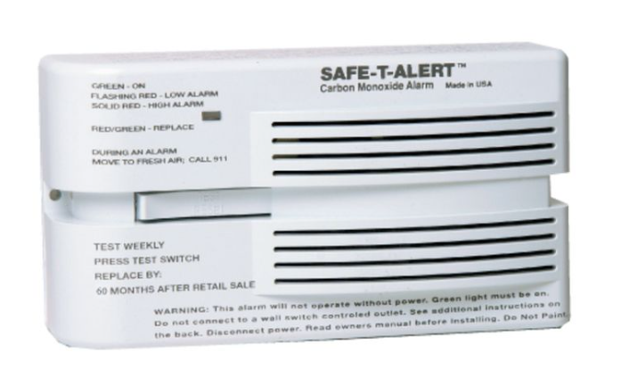 Safe-T-Alert Surface Mounted RV Carbon Monoxide Detector - White  • 65-541-P-WT