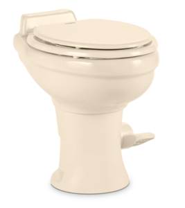 Dometic 320 Series Gravity Toilet, Elongated Ceramic Bowl, Standard Height, Bone  • 9108781897