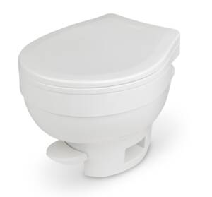 Thetford Aqua-Magic VI Permanent SloClose Toilet With Hand Sprayer, Low Profile, White  • 31837