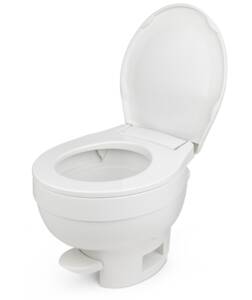 Thetford Aqua-Magic VI Permanent SloClose Toilet With Hand Sprayer, Low Profile, White  • 31837