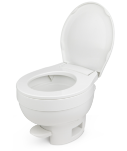 Thetford Aqua-Magic VI Permanent SloClose Toilet With Hand Sprayer, Low Profile, White  • 31837