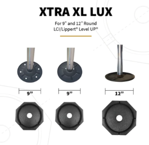 SnapPad XTRA XL Lux RV Jack Pads, 6-Pack  • XTRLXSP6