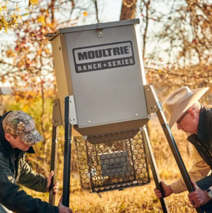 Moultrie Ranch Series Broadcast Feeder with Varmint Guard, 300 Lb  • MFG-15042