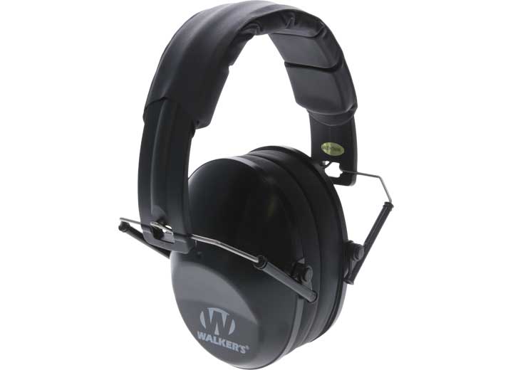 Walker's Pro Low Profile Folding Passive Muffs - Black  • GWP-FPM1