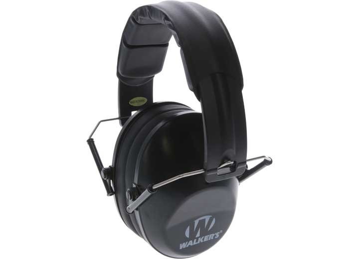 Walker's Pro Low Profile Folding Passive Muffs - Black  • GWP-FPM1