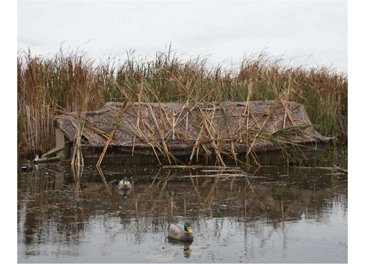 Beavertail 1400 Series Boat Blind, Karma Wetland, 14' - 15' Boats, 47