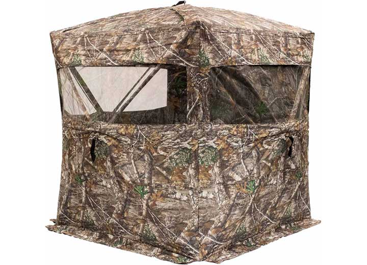 Rhino Blinds Rhino-600 5-Hub Ground Blind – Realtree Edge  • R600-RTE