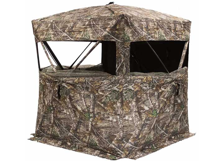 Rhino Blinds Rhino-600 5-Hub Ground Blind – Realtree Edge  • R600-RTE