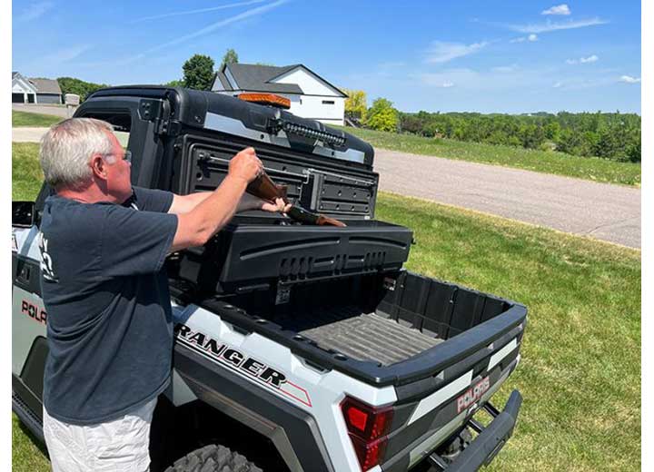 DU-HA ATV/UTV Storage/Gun Storage Box, Black  • 70820