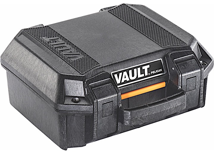 Pelican V100 Vault Small Pistol Case, Black  • VCV100-0000-BLK