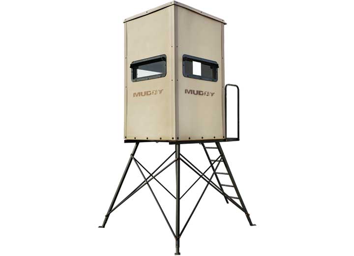 Muddy Gunner Box Blind with 5 ft. Tower  • MUD-BBB1000-5C