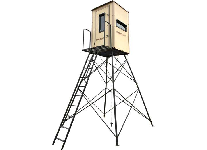 Muddy Gunner Box Blind with 10' Tower  • MUD-BBB1010