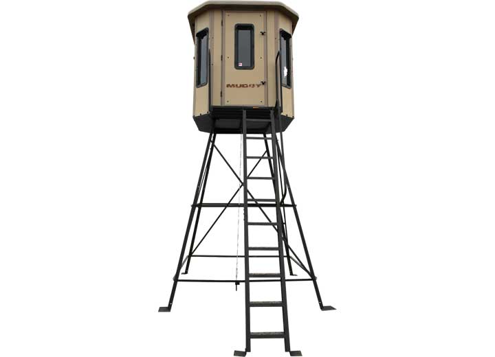 Muddy Bull Box Blind with Elite 10' Tower  • MUD-BBB4000-10C