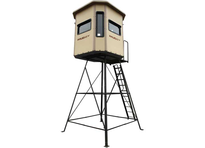 Muddy Bull XL Box Blind with Elite 10' Tower  • MUD-BBB5010