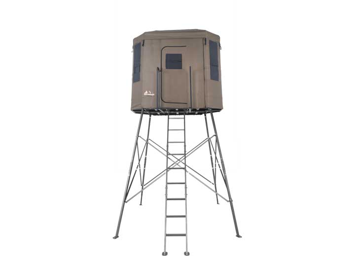 Millennium Q200 Buck Hut Shooting House Box Blind with Tower  • Q-200-00