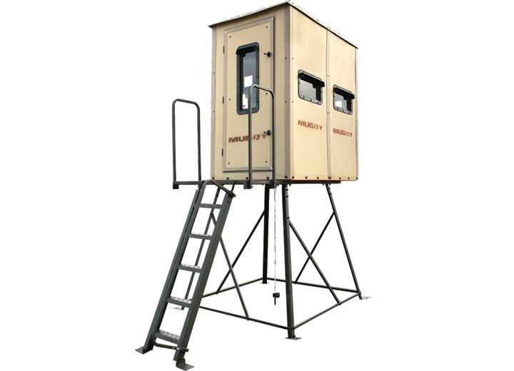 Muddy Striker Box Blind & 5' Elite Tower  • MUD-BBB2000-5C