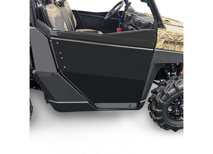 Thumper Fab 19-24 Polaris Ranger XP 1000 Half Doors for Single Cab, Black  • TF011702.F