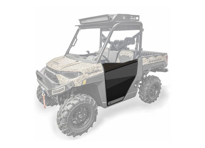 Thumper Fab 19-24 Polaris Ranger XP 1000 Half Doors for Single Cab, Black  • TF011702.F