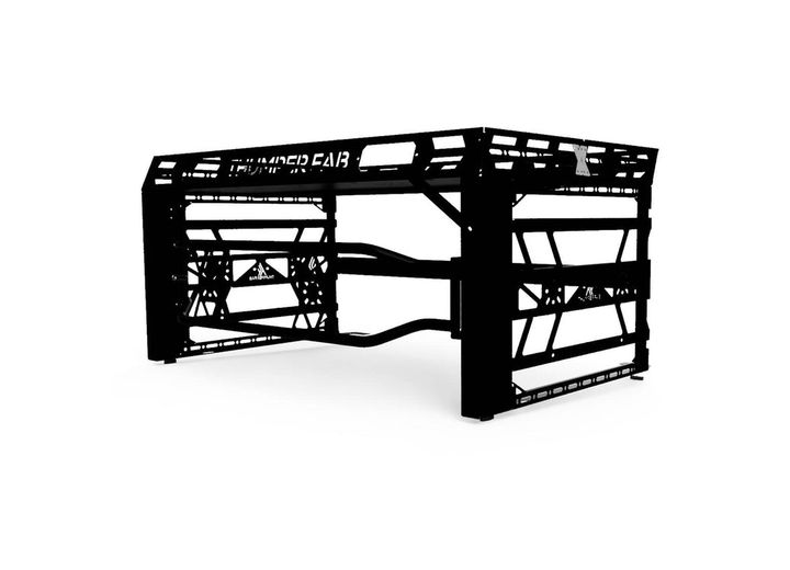 Thumper Fab 18-24 Can Am Defender Ultimate Bed Rack, Black  • TF041901-BK