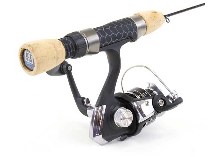 Clam Ice Team Carbon Ice Fishing Rod/Reel Combo – 26” Ultra-Light  • 114483