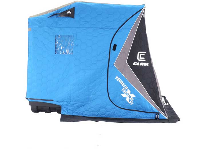 Clam Voyager XT Thermal Fish Trap 2 Person Portable Ice Fishing Shelter  • 116606