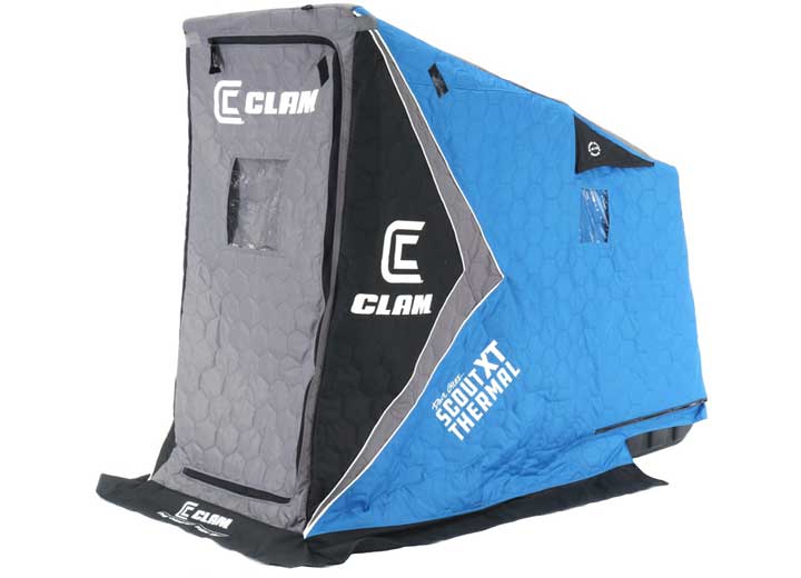 Clam Scout XT Thermal Fish Trap 1 Person Portable Ice Fishing Shelter  • 116847