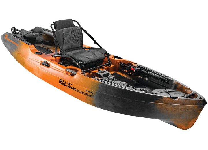 Old Town Sportsman 106 Motorized Kayak Powered by Minn Kota - Ember Camo  • 01.4064.0103