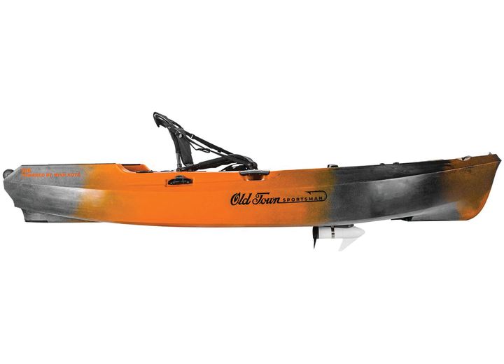 Old Town Sportsman 106 Motorized Kayak Powered by Minn Kota - Ember Camo  • 01.4064.0103