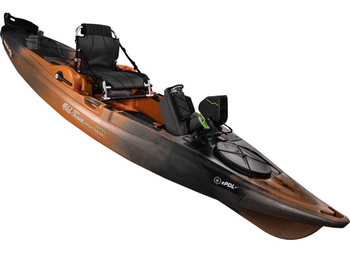 Old Town Sportsman BigWater ePDL+ 132 Kayak & Lithium Ion Battery/Charger,  Ember Camo  • 01.4067.0103