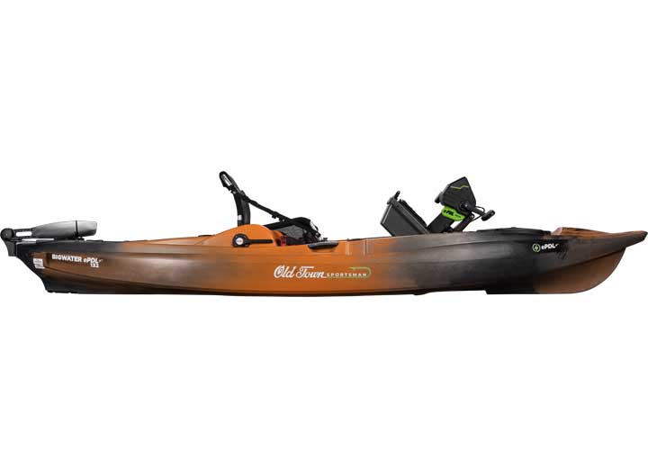 Old Town Sportsman BigWater ePDL+ 132 Kayak & Lithium Ion Battery/Charger,  Ember Camo  • 01.4067.0103