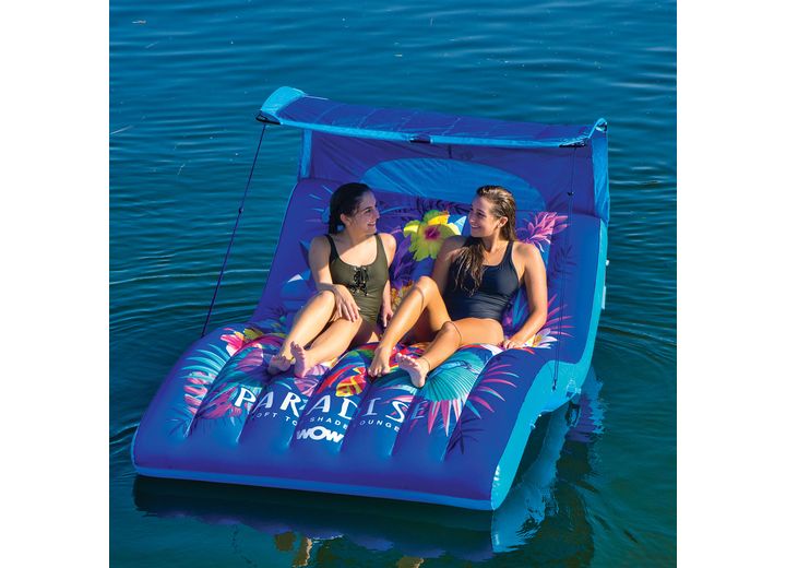 WOW Watersports Paradise 2-Person Lounger with Canopy  • 21-2100