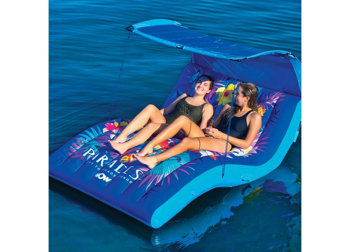 WOW Watersports Paradise 2-Person Lounger with Canopy  • 21-2100